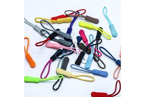 Wholesale Custom Star Pattern Zipper Puller Creative Seal String Zipper Slider for Bags Clothes & Reuners Zipper Head