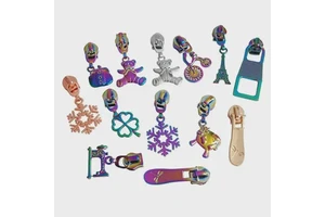 Handbags Colorful Hot Selling Slider With Ring Fancy Decorative Custom Zipper Head Slider Zipper Puller Metal