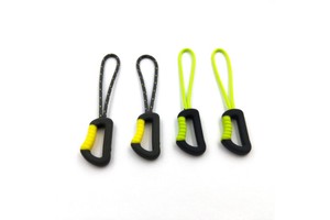 Non-slip Design Colorful PU Zipper Puller for Garment Zipper Slider