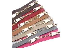 Factory Direct Sale High Quality 3# 5# Two-way Open-end Metal Zipper Double Sliders for Coat Luggage Bags