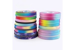 Meetee ZA350 5# Colorful for Jacket Purse Plastic Coil Zippers Luggage Bag Zip DIY Garment Sewing Accessories Nylon Zipper Tape