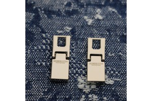 High Quality Custom Design Logo Zipper Pull Metal Engraving with Eco-Friendly Electroplating Brand LOGO Zipper Sliders