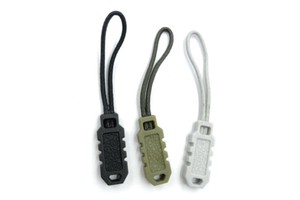 Customized Zipper Puller Wholesale Zipper Slider Puller PU Zipper Head With String for Bag Clothing