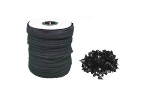 #5 Nylon Coil Zipper 200m by the Roll with 200pcs Auto Lock Slider for Sofa