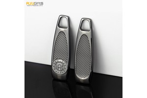 Custom Logo Zinc Alloy Metal Zipper Pull Large Black Zipper Slider Butterfly Pattern Design Luxury Style for Jackets Handbags