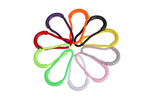 Wholesale Colorful U-Shaped Nylon Durable Zipper Pulls Plastic Replacement Zipper Tags Tab for Backpacks Handbags DIY