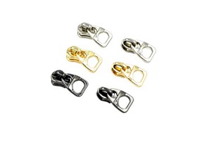 Factory OEM Customized Handbag Puller Metal Zipper 5#slider Nylon Zipper #3 Runner Handbag Brass Zipper Pull ZM1367