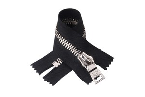 High-End Light Gold Auto-Lock Zipper Slider Customized Size and Color Available in Nylon or Brass with Closed End Metal Zipper