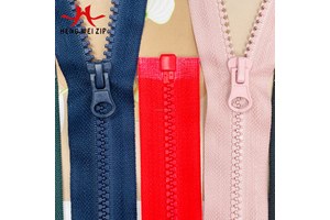 Premium OEKO-TEX Certified 5# Open End Resin Zipper Nickel-Free Vislon Zipper Support Customization