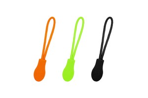 Silicone Zipper Pulls Custom Logo Zipper Sliders Soft PVC Rubber Zipper Puller for Bags