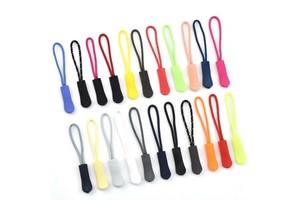 2.5cm Zipper Sliders Wholesales Good Quality PVC Rubber Zipper Pulls