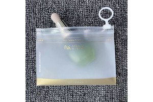 Semi-Transparent Custom Zipper Pouch Bags Swimwear Clothing Packaging Zip Lock Slider Bag Manufacturer