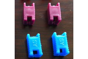 Custom Colorful PE Various Shapes Resealable Durable PVC Plastic Zipper Slider Header Use for Self Lock Bag