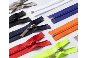 Custom logo Auto Lock Polyester Zipper Colorful Zipper Tape 5 Nylon Zippers