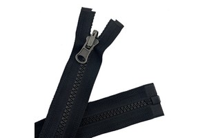 Customizable Dawei No.5 Resin Reversible Zipper - Double-Sided Wear, Color & Length Optional, Durable for Apparel/Outerwear