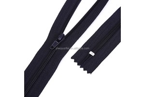 Custom 3# 5# 7# Nylon Closed-end Zipper for Trousers Garments Accessories With NDL Zinc Zipper Slider Nylon Zippers