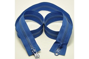 Wholesale Reversible Plastic Zipper With Double Slider