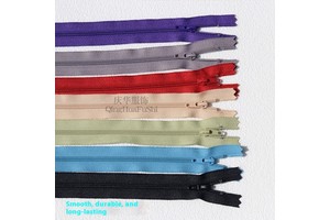 No. 3 for YKK Nylon Closed-End Zipper Lock 18cm Placket Zipper 582 Colors Stock Garment Plastic Material Dress Pants for 【en-US】