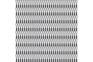 Black Rubber Zipper Pull Cheap Custom Plastic String Zipper Puller for Garment Non Lock Zip Runner