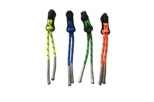 PVC Silicone Glue With Colorful Rope Cord String Nylon Waterproof Zipper Slider Puller Head Pull for Sports Wear Garment