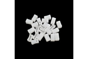 White Plastic Automatic Zipper Slider for Clothing Bags Slider Pull sealed Bag Buckle PE Edge-pull Transparent