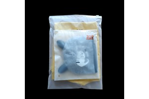 Custom Logo Garment Clothes T-Shirt Ziplock Packaging Bags Dust Proof and Water Resistant Poly Zip Lock Shopping Bag for Socks