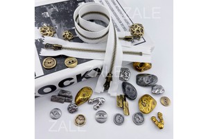 3M Auto Lock Puller for Clothing Coat Rotating Y Teeth Metal Zipper Open-End Slider Zipper Puller for Anti Brass Zippers