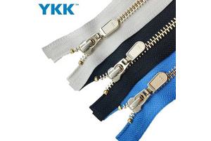 Gold Color Premium Quality Brass Metal Zipper Teeth Open-End Auto Lock Slider Garment Accessory for Home Textile Clothing Home