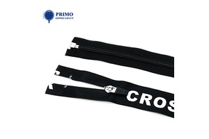 Custom Two-Way Open Double Zipper for Clothes 5#8# Waterproof Nylon Material 2 Way Separating Zipper