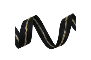 Japanese Imported High-End Eco-Friendly Brass Metal Zippers Leather Goods Bag