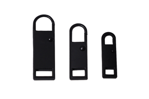 Customizable Square U-Shaped Clothing Puller Detachable Removable Zinc Alloy Nickel-Free Tab Head Coat Jacket Zipper Slider for