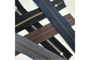 Custom Size Color 3# 4# 5# Short Men Denim Jeans Metal Back Zip Jeans Zipper for Jeans