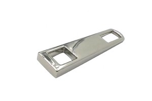 High Quality Auto Lock Plating Metal Nylon Zipper Slider Puller with Star Pattern Custom Logo Zip Head