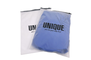Customized Biodegradable Slider Ziplock PE Plastic Frosted Bags for Clothing T-shirts Shoes Socks Packaging with Logo Printing