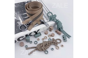 No.5 Auto-Lock 3m Nylon Long Chain Zipper Open-End Close End Slider for Dresses Shoes Home Textiles for Bags and Garments