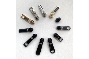 High Quality Eco-Friendly Zinc Alloy Zipper Puller 3# 5# Metal Zipper Fastener