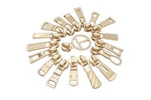 Manufacturing Luggage Rainbow Puller Zipper Slider Wholesale Zipper Pull Hardware Metal Zipper Puller for Clothing