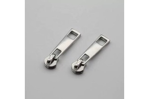 Wholesale Custom Metal Nylon Zipper Slider Puller Different Shapes/Sizes for Bag Luggage Making Hardware Accessories for Shoes