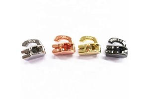 SBS 5# Metal Single Head Backpack Slider Plated Tent Zipper Pull Zinc Alloy Zipper Slider