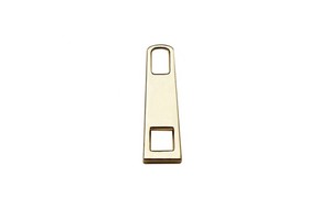 Handbag Fittings Custom Made Clothing Zipper Puller Zinc Alloy Engraved Letter Metal Zip Slider for Coat