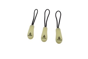 Custom Logo Glow-in-the-Dark PVC Puller Slider Silicone Zipper Sliders with Durable Brand Color