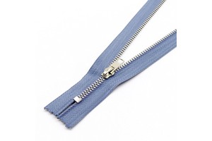 Factory Direct Supply Versatile No. 3 Zinc Alloy Open-End Zipper with Auto Lock Slider Durable Metal for Garments and Bags