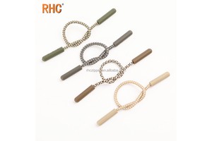 T-094# Outdoor Sports Fashion PVC Plastic Zipper Puller String Sport Zipper Sliders for Clothing Bags Zip Puller Outdoor Sports