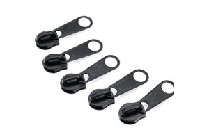 Non Lock Nylon Zipper Head and Sliders With Long Puller Custom Sliders for Garments Zipper Head 10 Puller No Lock Slider