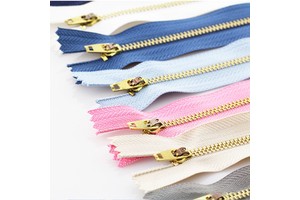 2026 NEW KJ High Quality Nylon Garment Zipper with Single or Double Lock Automatic Brass Metal YG Slider for Skirt