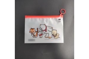 Wholesale Transparent 3-Sided Frosted Zip Slider Pouch Custom Logo PE/CPE for Women's Clothing & Shoes Retail Packaging