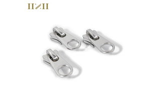 Zipper Factory Custom 3# 5# 8# Open End Metal Zipper for Clothing Jacket Zipper Pulls