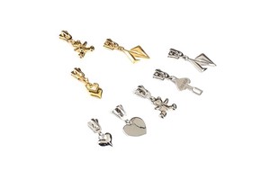 Fashion Factory Direct Sales Auto Lock Zip Pull Custom logo Zipper Sliders for Making School Bags