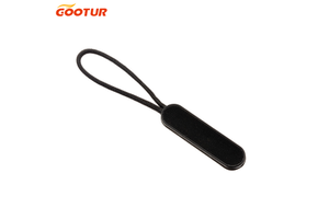 Custom PP Material Plastic Zipper Puller with Textured Design Durable Cord Zipper Head for Bags and Apparel Accessories