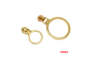 Large Size Zipper Puller 60mm for 5# Metal Zip Hanging Tag Zinc Alloy Round Shape Garment Zipper Slider Customized Color